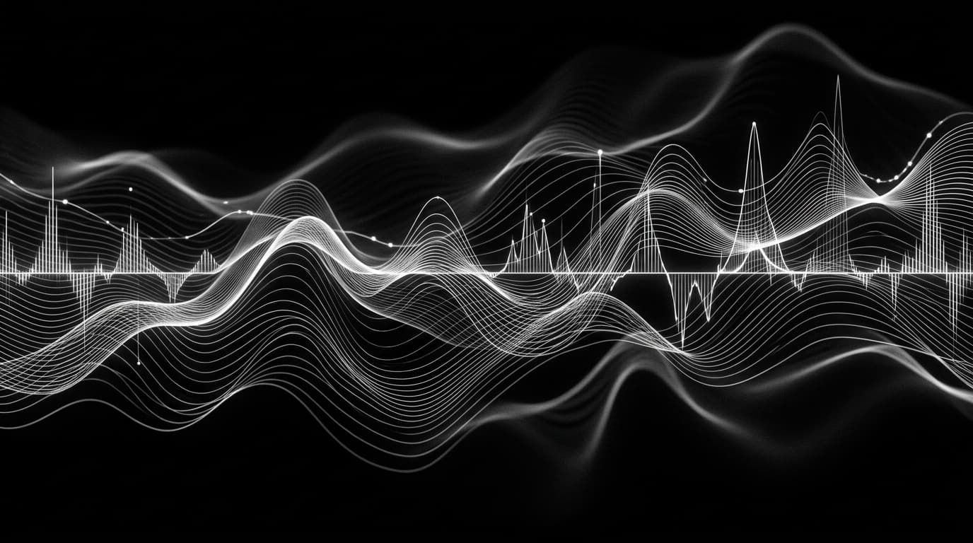 Monochrome fluid waves