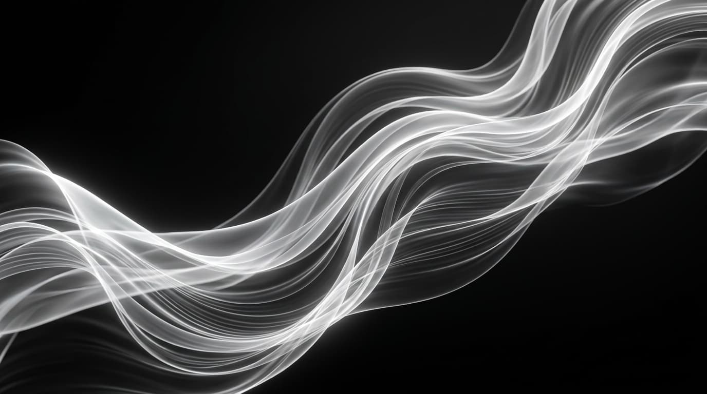 White fluid waves texture